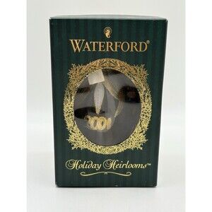 Waterford Holiday Heirlooms Annual Ornament Series Dated Egg 2001 Poland